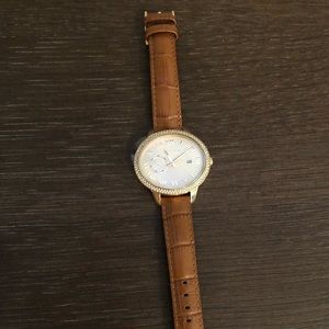 Leather Michael Kors Watch